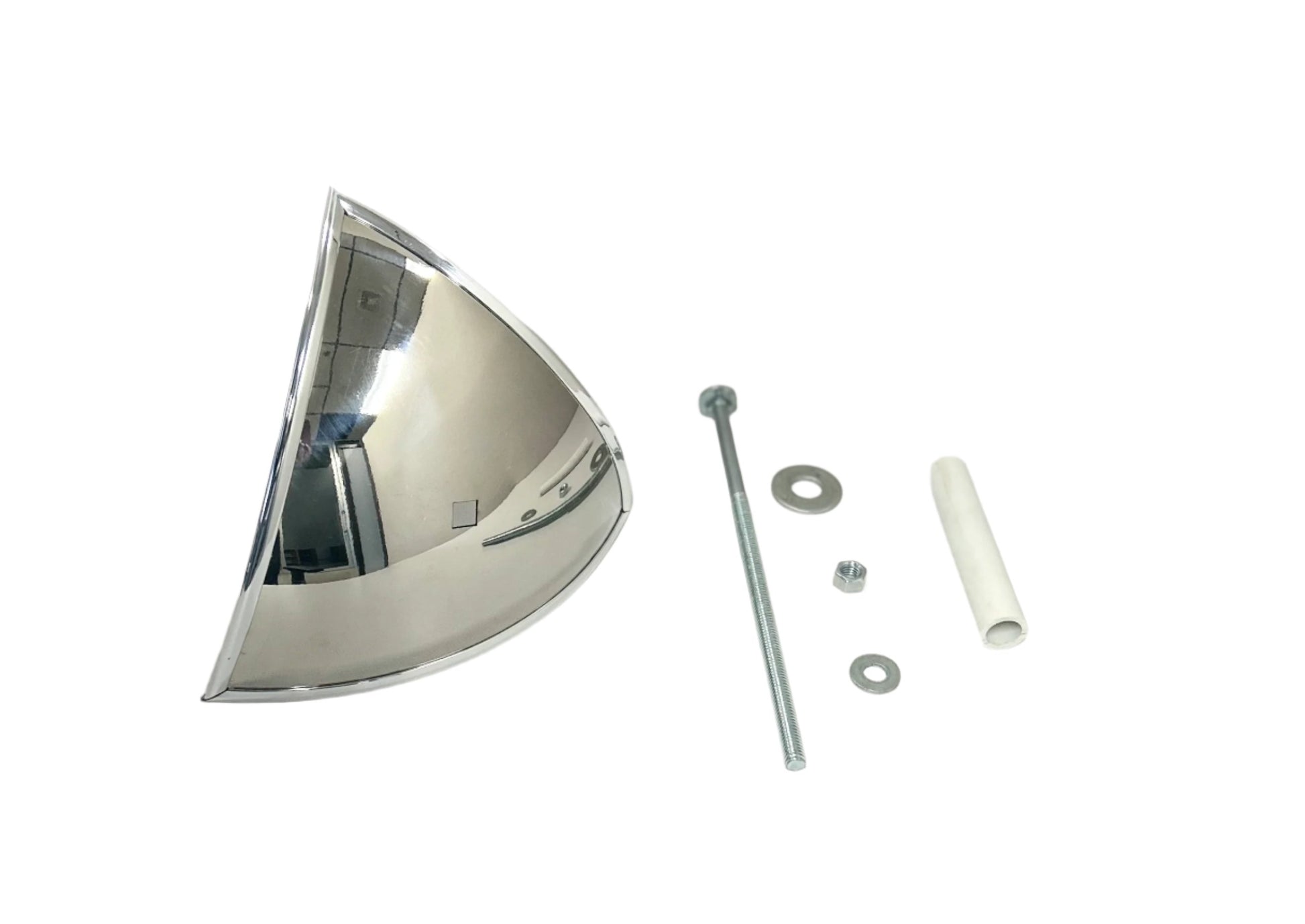 Corner mirror and hardware