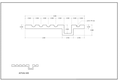 Aluminum Single Speed Cab Sill