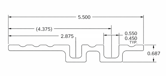 Stainless Steel Two Speed Cab Sill (304)