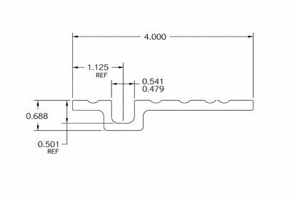 Stainless Steel Single Speed Cab (304)