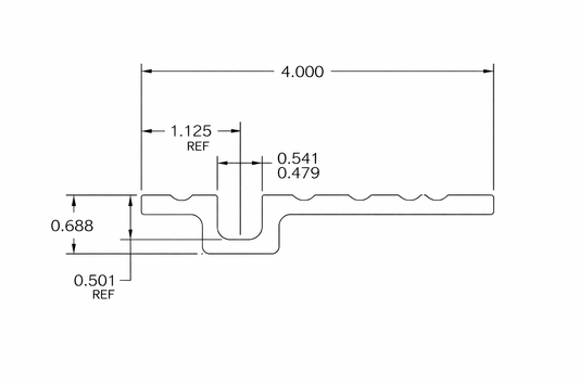Stainless Steel Single Speed Cab Sill (316L)