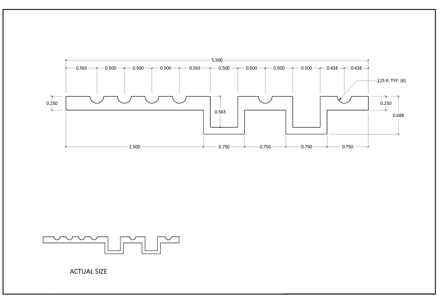 Nickel Silver Two Speed Cab Sill